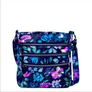 NWT: LUG BREEZER CROSSBODY BAG - BLOOM BLACK